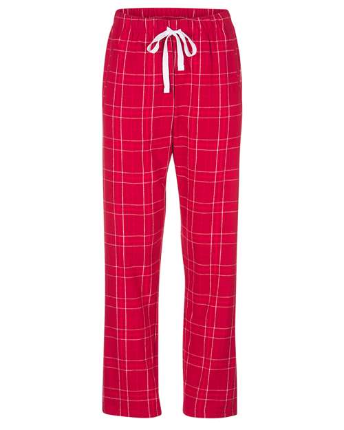 Boxercraft Women's Haley Flannel Pants BW6620 - Crimson Field Day Plaid