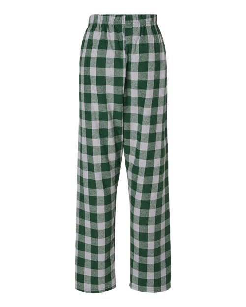 Boxercraft Women's Haley Flannel Pants BW6620 - Green/ Oxford Buffalo