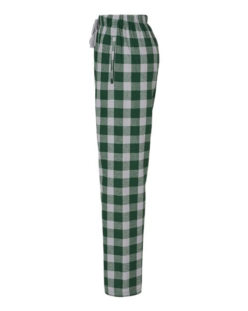 Boxercraft Women's Haley Flannel Pants BW6620 - Green/ Oxford Buffalo