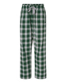 Boxercraft Women's Haley Flannel Pants BW6620 - Green/ Oxford Buffalo