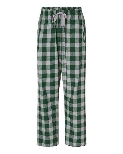 Boxercraft Women's Haley Flannel Pants BW6620 - Green/ Oxford Buffalo