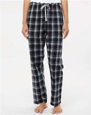 Boxercraft Women's Haley Flannel Pants BW6620 - Heritage Black Plaid