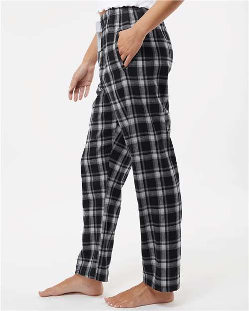 Boxercraft Women's Haley Flannel Pants BW6620 - Heritage Black Plaid
