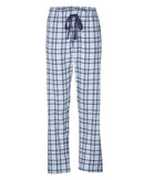 Boxercraft Women's Haley Flannel Pants BW6620 - Heritage Carolina Blue Plaid