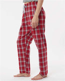 Boxercraft Women's Haley Flannel Pants BW6620 - Heritage Garnet Plaid