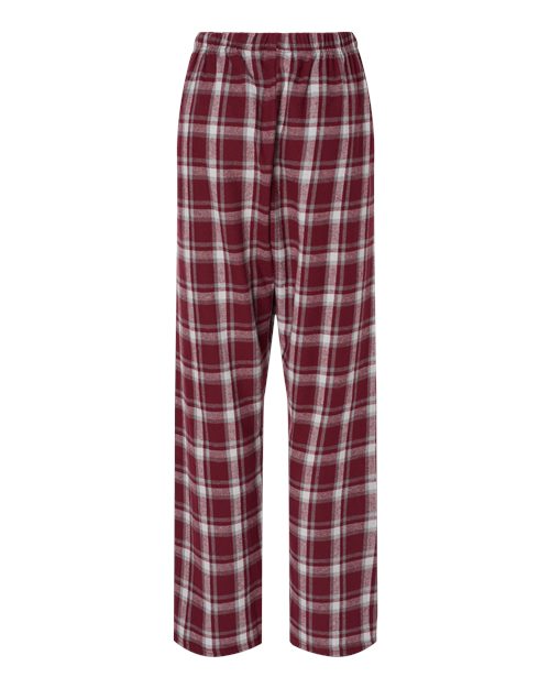 Boxercraft Women's Haley Flannel Pants BW6620 - Heritage Maroon Plaid