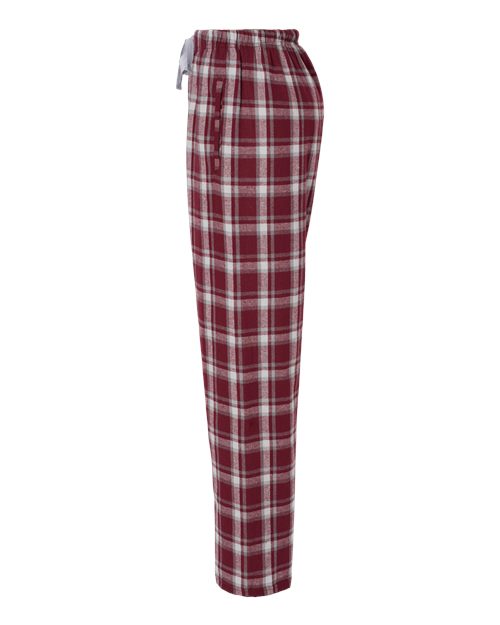 Boxercraft Women's Haley Flannel Pants BW6620 - Heritage Maroon Plaid