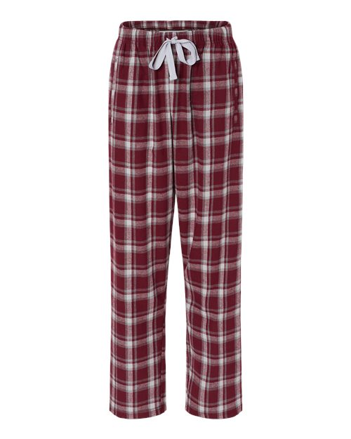 Boxercraft Women's Haley Flannel Pants BW6620 - Heritage Maroon Plaid