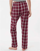 Boxercraft Women's Haley Flannel Pants BW6620 - Heritage Maroon Plaid