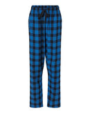 Boxercraft Women's Haley Flannel Pants BW6620 - Royal/ Black Buffalo