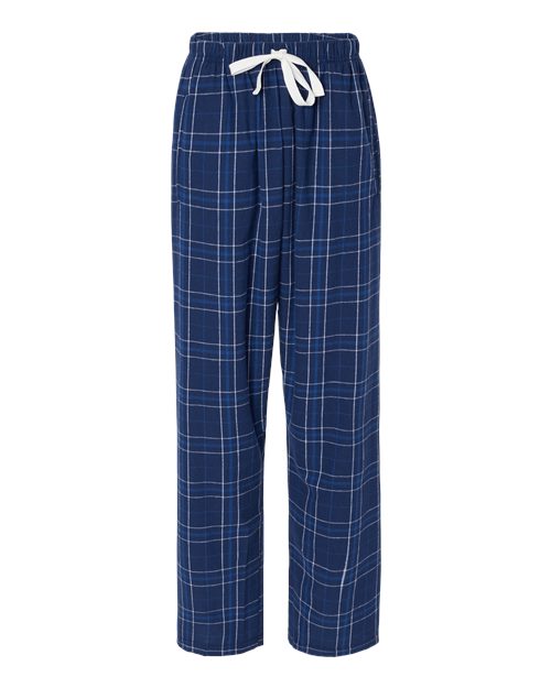 Boxercraft Women's Haley Flannel Pants BW6620 - Navy Field Day Plaid