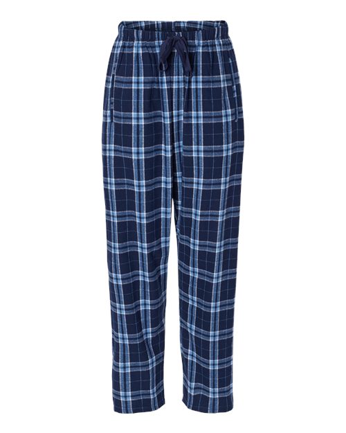 Boxercraft Women's Haley Flannel Pants BW6620 - Navy/ Columbia