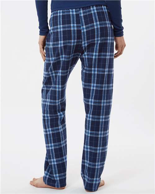 Boxercraft Women's Haley Flannel Pants BW6620 - Navy/ Columbia