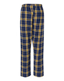 Boxercraft Women's Haley Flannel Pants BW6620 - Navy/ Gold