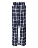 Boxercraft Women's Haley Flannel Pants BW6620 - Navy/ Silver