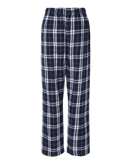Boxercraft Women's Haley Flannel Pants BW6620 - Navy/ Silver