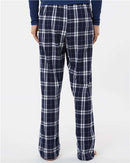 Boxercraft Women's Haley Flannel Pants BW6620 - Navy/ Silver