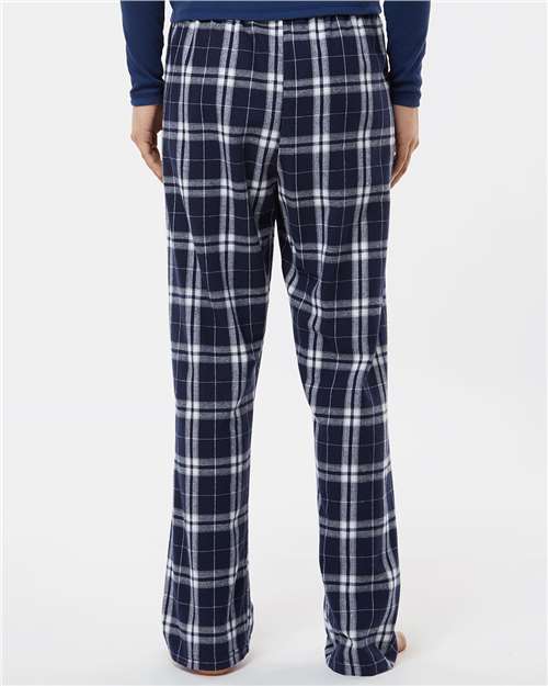 Boxercraft Women's Haley Flannel Pants BW6620 - Navy/ Silver