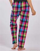 Boxercraft Women's Haley Flannel Pants BW6620 - Neon Buffalo