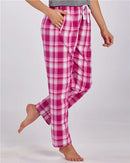 Boxercraft Women's Haley Flannel Pants BW6620 - Orchid Sophia Plaid