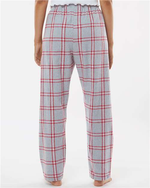 Boxercraft Women's Haley Flannel Pants BW6620 - Oxford Red Tomboy Plaid