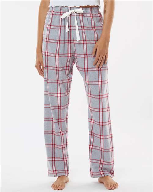 Boxercraft Women's Haley Flannel Pants BW6620 - Oxford Red Tomboy Plaid