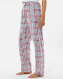 Boxercraft Women's Haley Flannel Pants BW6620 - Oxford Red Tomboy Plaid