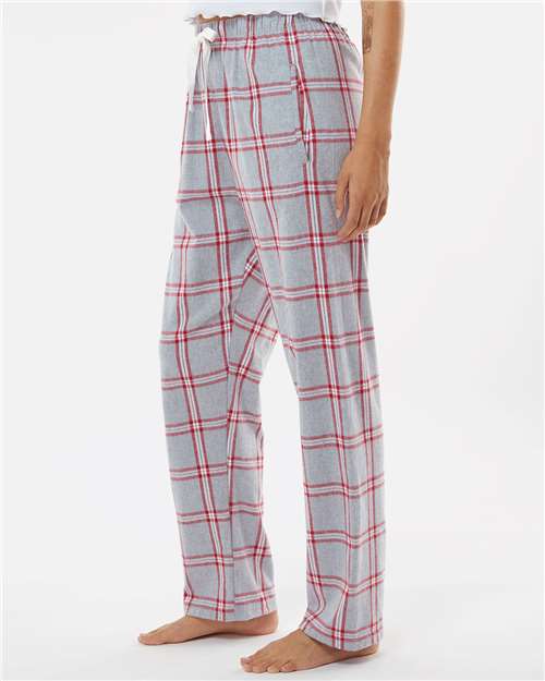 Boxercraft Women's Haley Flannel Pants BW6620 - Oxford Red Tomboy Plaid