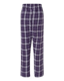 Boxercraft Women's Haley Flannel Pants BW6620 - Purple/ White