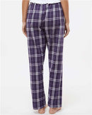 Boxercraft Women's Haley Flannel Pants BW6620 - Purple/ White