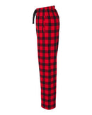 Boxercraft Women's Haley Flannel Pants BW6620 - Red/ Black Buffalo