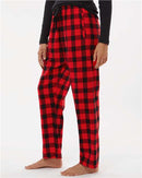 Boxercraft Women's Haley Flannel Pants BW6620 - Red/ Black Buffalo