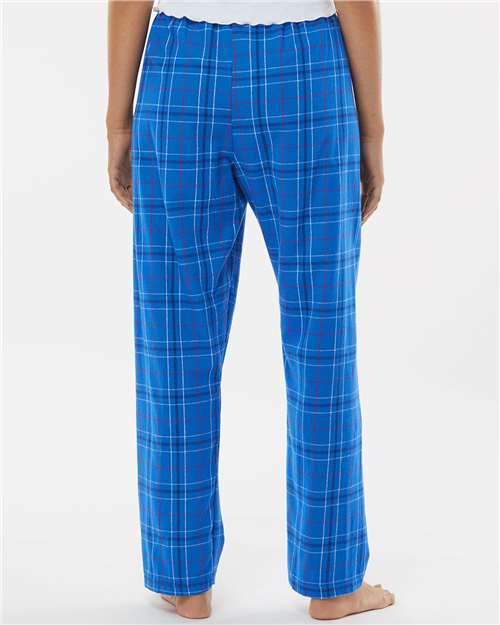 Boxercraft Women's Haley Flannel Pants BW6620 - Royal Field Day Plaid