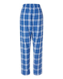 Boxercraft Women's Haley Flannel Pants BW6620 - Royal/ Silver