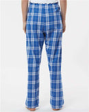 Boxercraft Women's Haley Flannel Pants BW6620 - Royal/ Silver