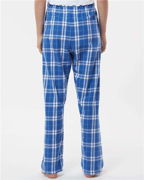 Boxercraft Women's Haley Flannel Pants BW6620 - Royal/ Silver