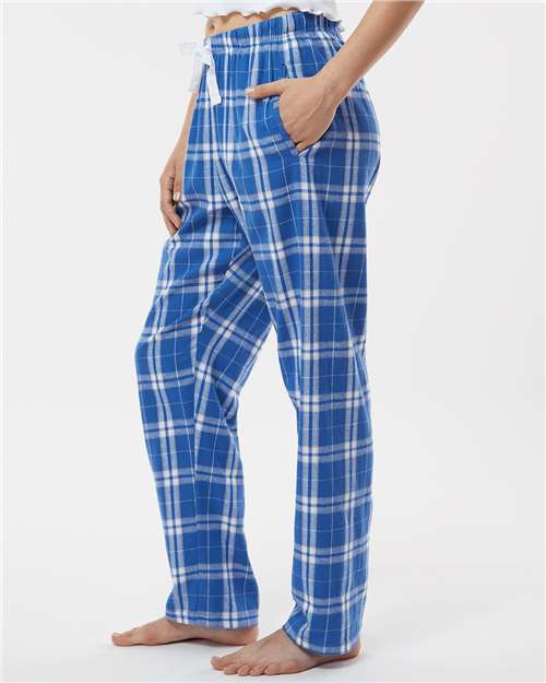Boxercraft Women's Haley Flannel Pants BW6620 - Royal/ Silver