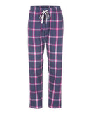 Boxercraft Women's Haley Flannel Pants BW6620 - Navy Pink Tomboy Plaid