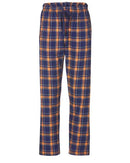 Boxercraft Women's Haley Flannel Pants BW6620 - Heritage Navy/ Orange/ Grey Plaid