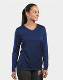Holloway Women's Momentum Long Sleeve V-Neck T-Shirt 222824