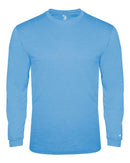 Badger Triblend Performance Long Sleeve T-Shirt 4944 - Columbia Blue Heather