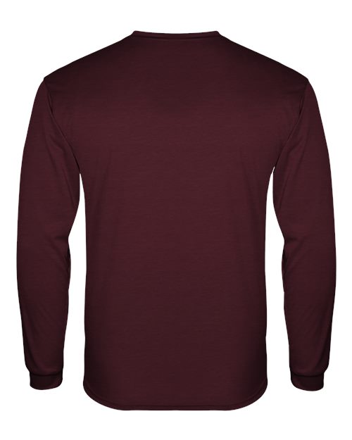 Badger Triblend Performance Long Sleeve T-Shirt 4944 - Maroon