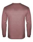 Badger Triblend Performance Long Sleeve T-Shirt 4944 - Maroon Heather