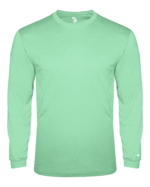Badger Triblend Performance Long Sleeve T-Shirt 4944 - Mint