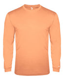 Badger Triblend Performance Long Sleeve T-Shirt 4944 - Peach