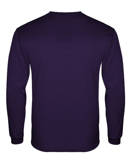 Badger Triblend Performance Long Sleeve T-Shirt 4944 - Purple