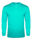 Badger Triblend Performance Long Sleeve T-Shirt 4944 - Turquoise