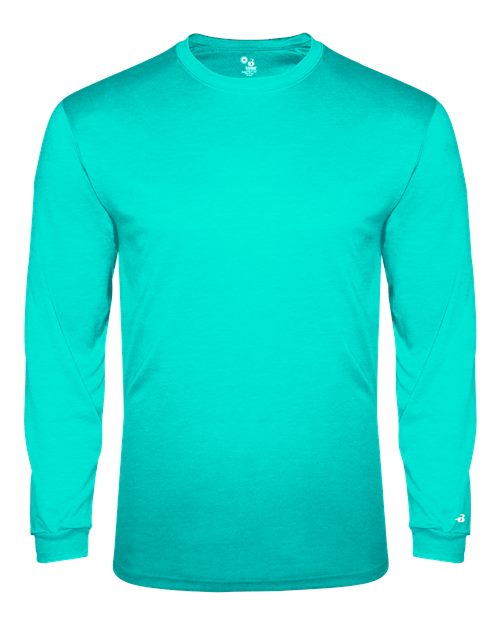 Badger Triblend Performance Long Sleeve T-Shirt 4944 - Turquoise