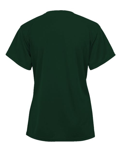 Badger Women’s Triblend Performance V-Neck Short Sleeve T-Shirt 4962 - Forest