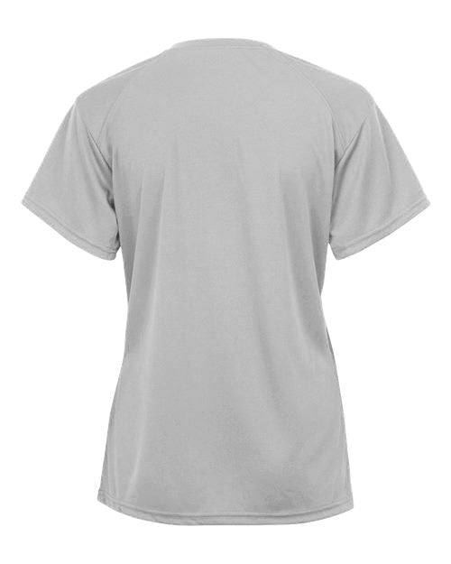 Badger Women’s Triblend Performance V-Neck Short Sleeve T-Shirt 4962 - Oxford